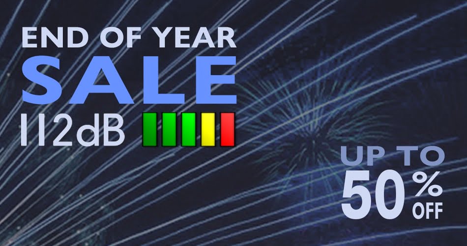 112dB launches End of Year Sale with up to 50% OFF plugins