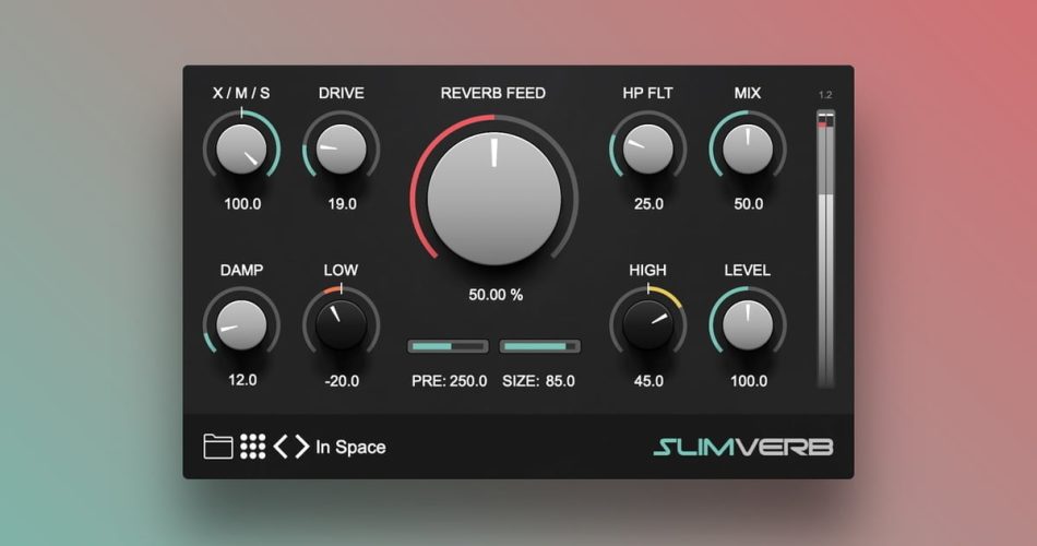 2B Played Music releases SlimVerb effect plugin, FREE for a limited time