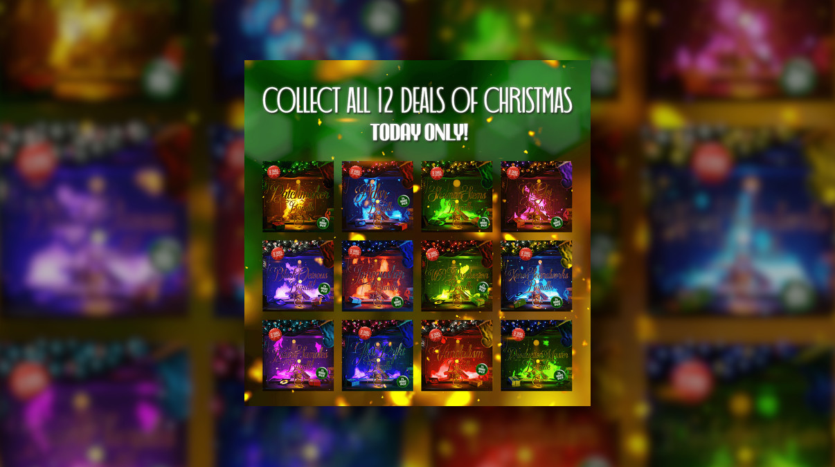 Last Chance: 12 Deals of Christmas sound pack bundles at ADSR Sounds