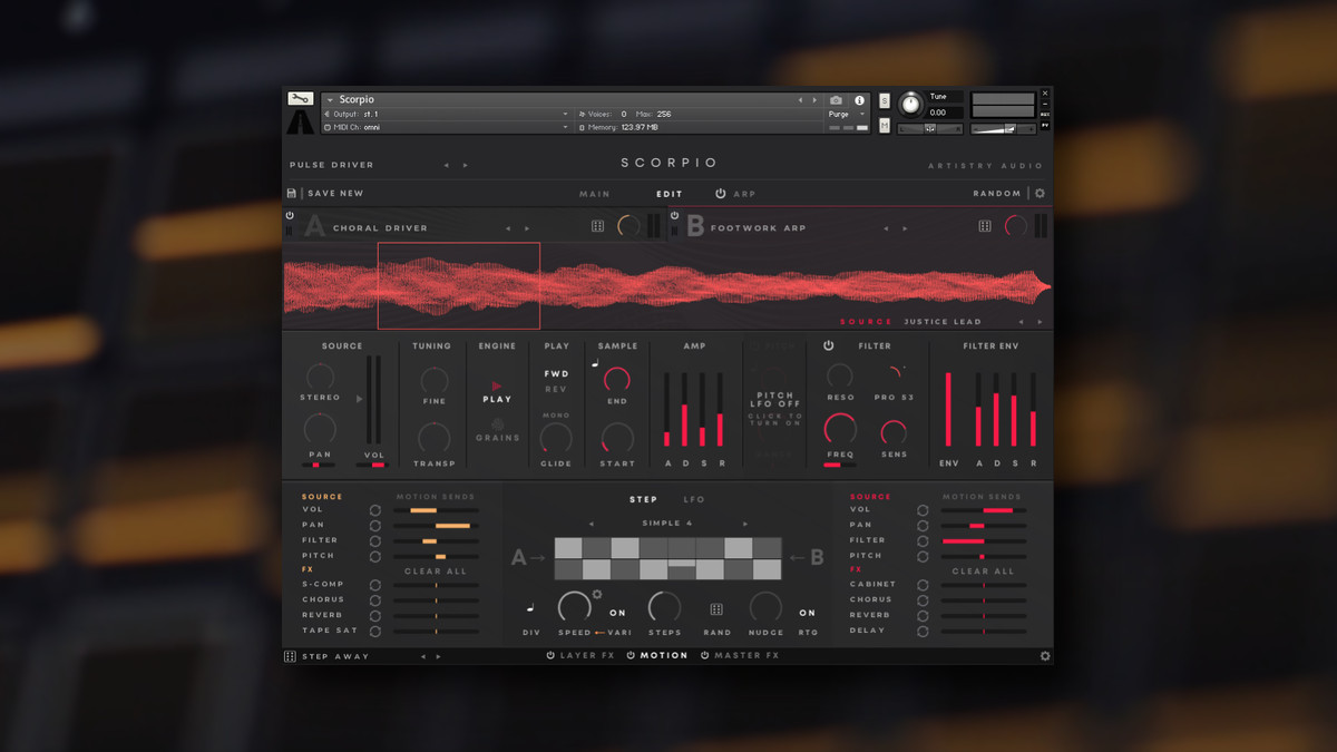 Save 70% on Scorpio modern motion synth by Artistry Audio