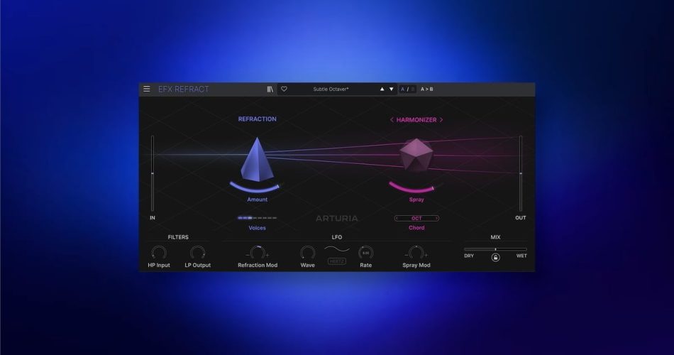 Arturia releases Efx REFRACT unison multi-effect plugin, FREE for a limited time