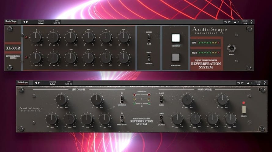 AudioScape launches XL-305R reverb effect plugin