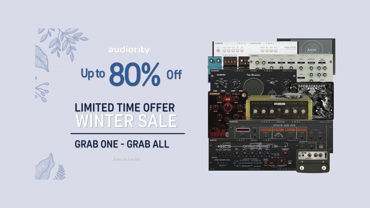 Audiority Winter Sale 2024: Save up to 80% on effect plugins