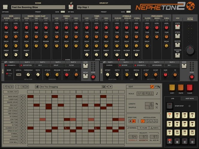 D16 Group launches Nepheton 2 drum machine plugin