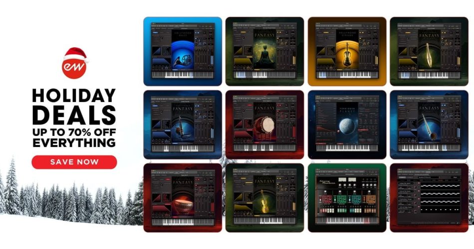 EastWest Holiday Sale: Save up to 70% on virtual instruments