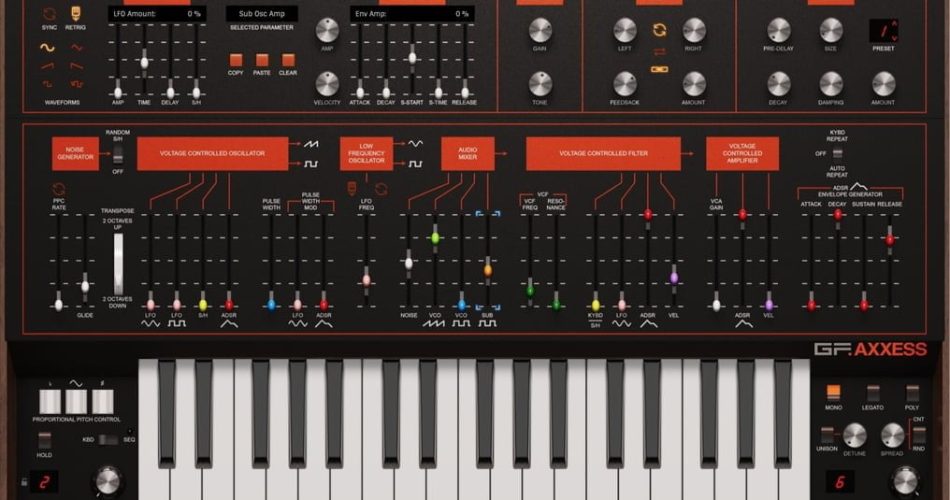 GForce releases AXXESS fat, simple and flexible polysynth