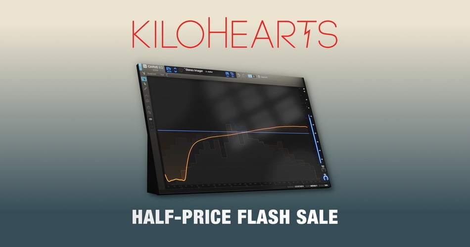 Save 50% on Carve EQ graphic equalizer plugin by Kilohearts
