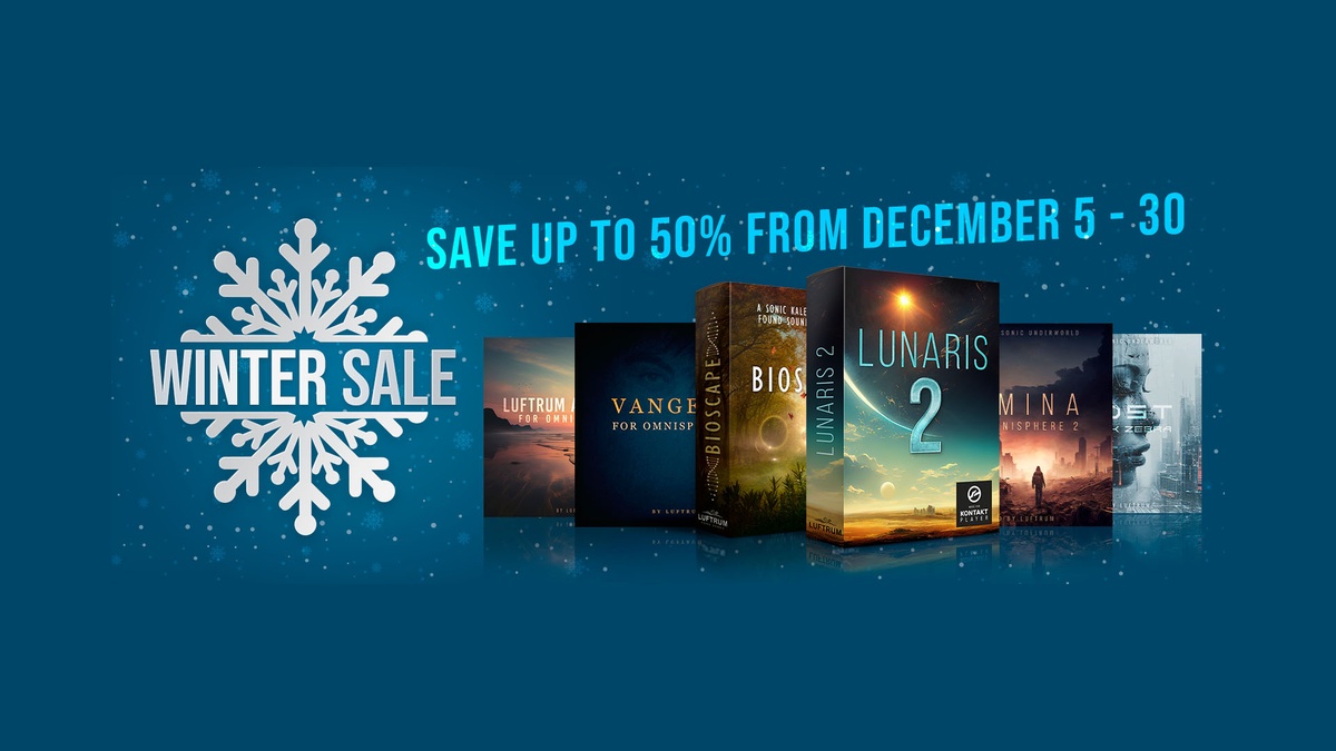 Luftrum Winter Sale: Save up to 50% on sound libraries