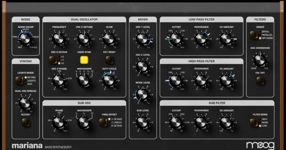 Moog releases Mariana bass synthesizer for desktop and iOS