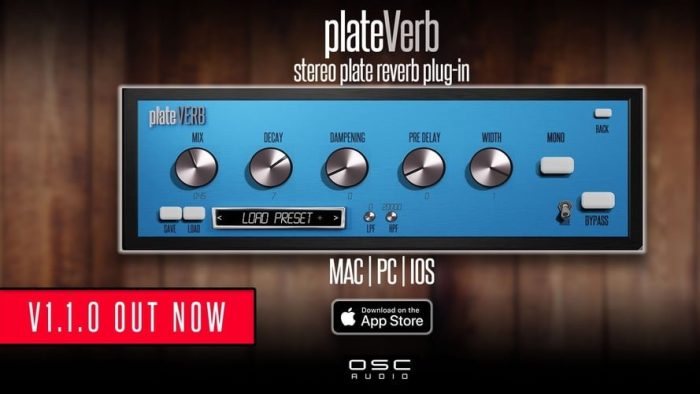 OSC Audio plateVerb update