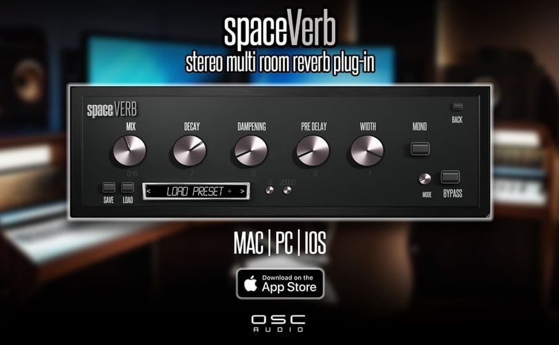 OSC Audio releases spaceVerb creative reverb effect (desktop & iOS)