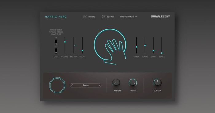 Sampleson Haptic Perc