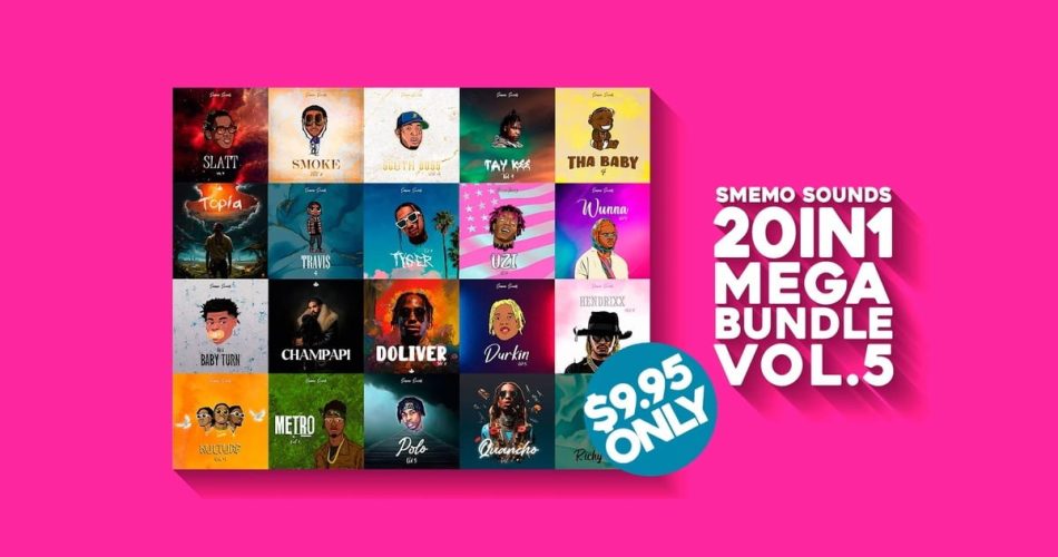 Save 97% on Smemo Sounds 20-in-1 Mega Bundle Vol. 5