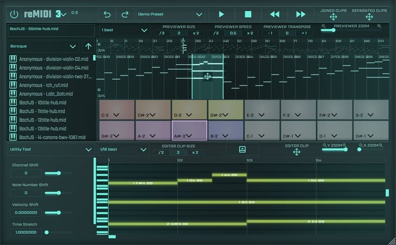 reMIDI 3 MIDI sampler plugin by SongWish on sale for $39 USD