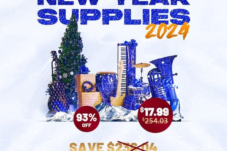 Sonics Empire New Year Supplies 2024: 16 sample packs for $17.99 USD