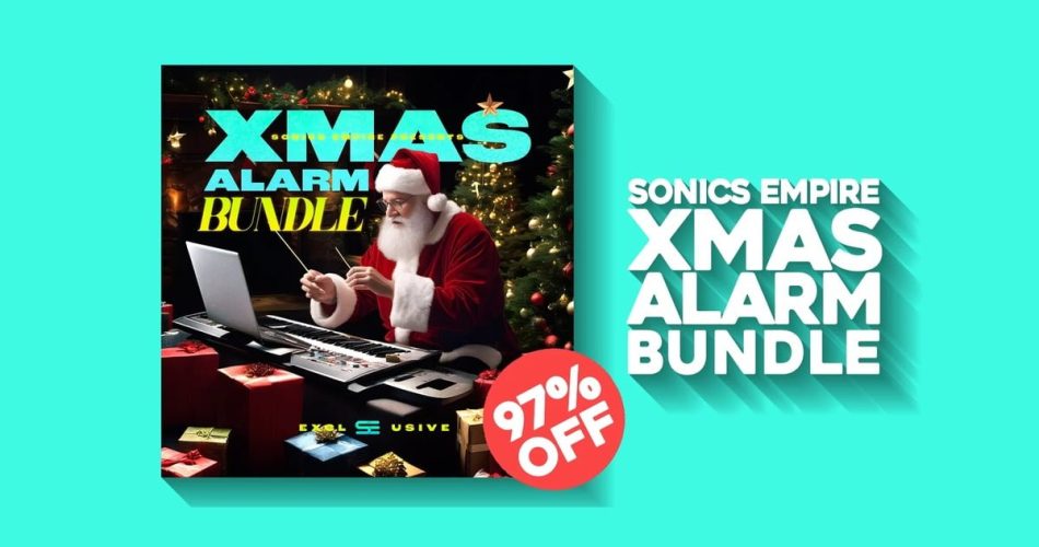50-in-1 Xmas Alarm Bundle by Sonics Empire on sale for $19.99 USD!