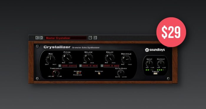 Soundtoys Crystallizer granular echo sale