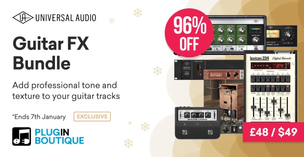 UAD Guitar FX Bundle: 6 plugins on sale for $49 USD!