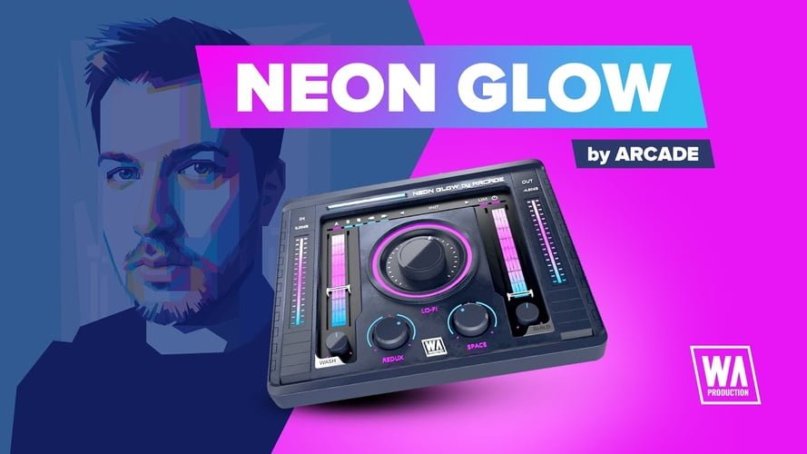 Neon Glow lofi multi-effect plugin by Arcade on sale at 60% OFF