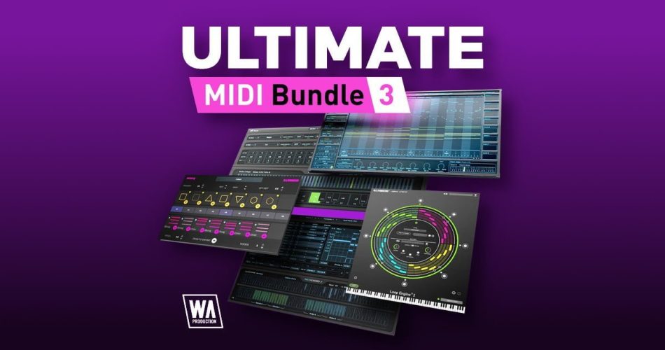 W.A. Production launches Ultimate MIDI Bundle 3 at intro offer