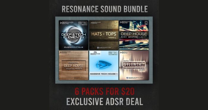 ADSR Resonance Sound Techno House Bundle