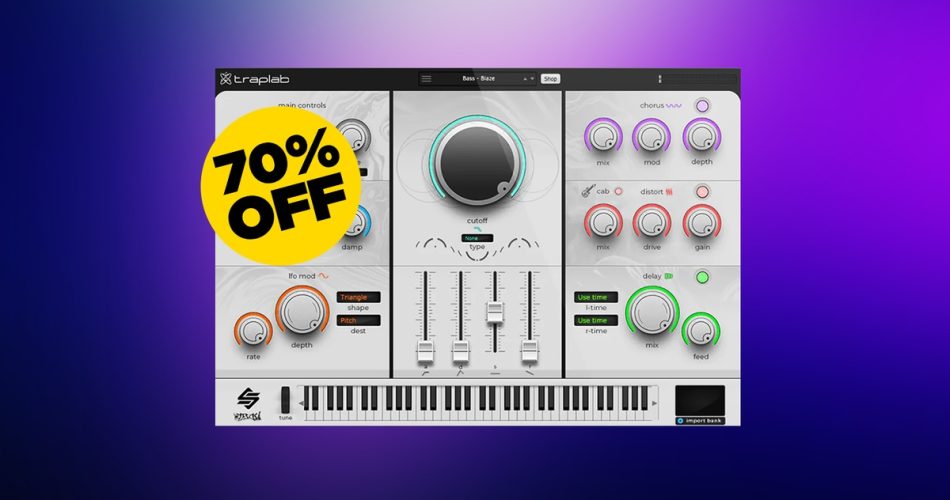 Trap Lab 2 virtual instrument by Studio Trap on sale at 70% OFF