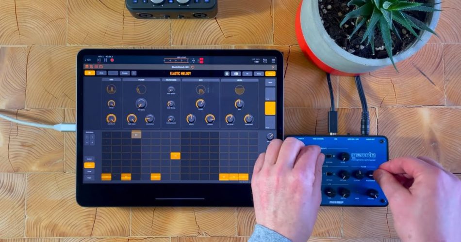 MoMinstruments updates Elastic Melody app (iOS/AUv3) to v1.1