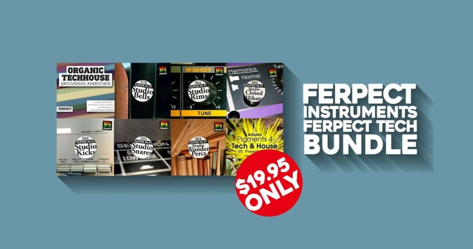 Ferpect Instruments Tech Bundle: 8 sound packs for $19.95 USD