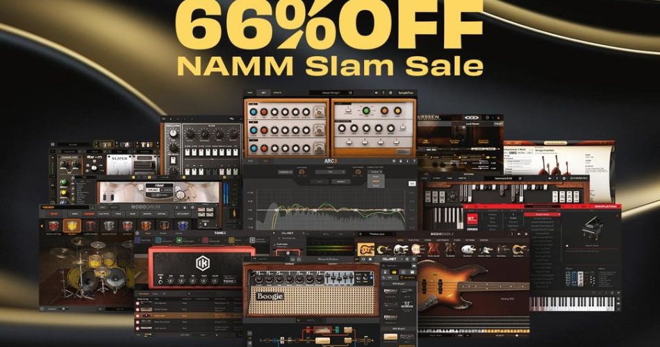 NAMM Slam Sale: Save 66% on IK’s most popular music software bundles