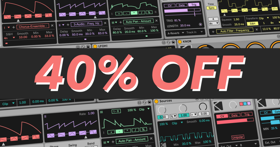 Save 40% on Modulators 21 for Ableton Live by K-Devices