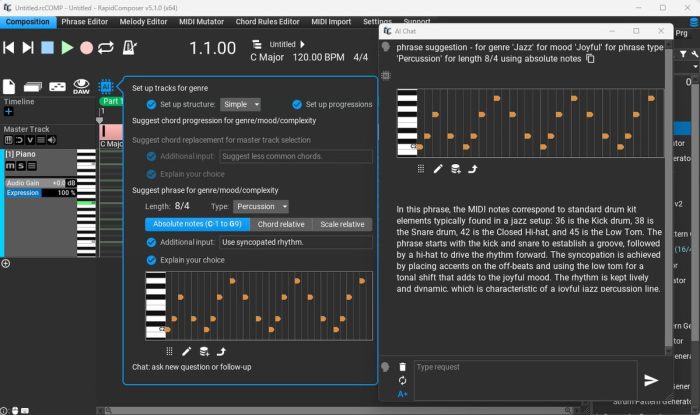 MusicDevelopments RapidComposer V5 AI