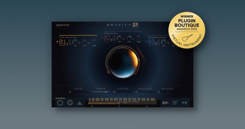 Gravity 2 scoring toolkit by Heavyocity on sale for $349 USD