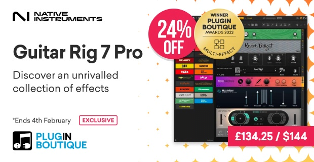 Save 24% on Guitar Rig 7 Pro by Native Instruments