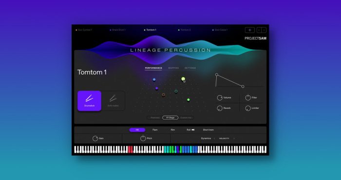 ProjectSAM Lineage Percussion