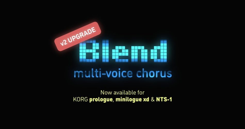 Sinevibes releases Blend v2 multi-voice chorus effect for KORG synthesizers