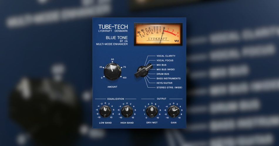 Softube launches Tube-Tech Blue Tone multiband compressor & EQ