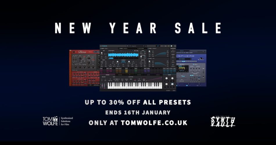 Tom Wolfe launches New Year Sale with 30% OFF soundsets