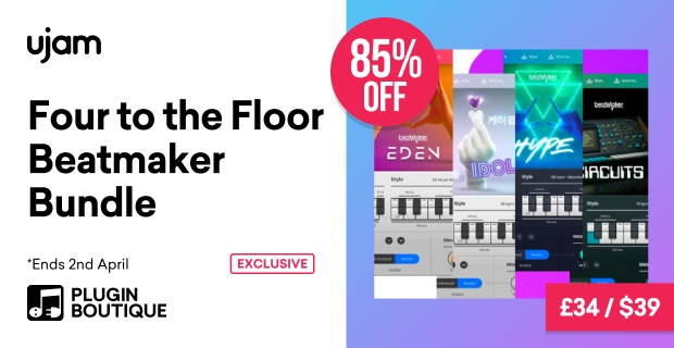 Save 85% on Four to the Floor Beatmaker Bundle by UJAM