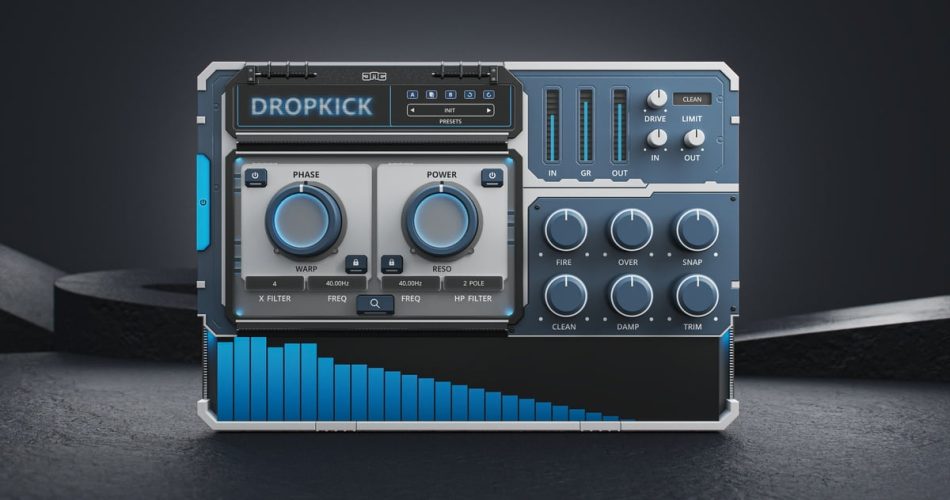 United Plugins releases Dropkick drum enhancer effect plugin