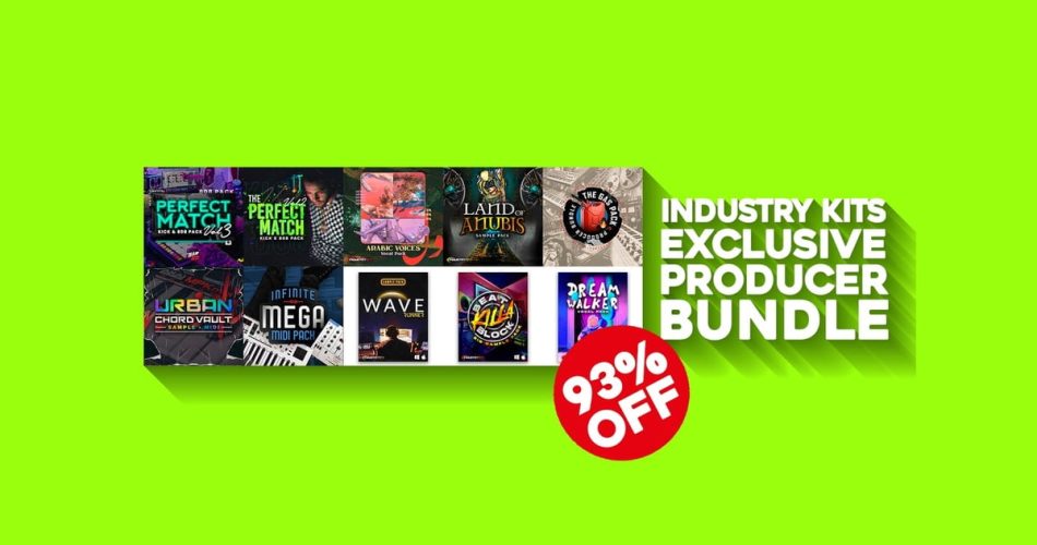 Save 93% on 10-in-1 sample pack bundle by Industry Kits