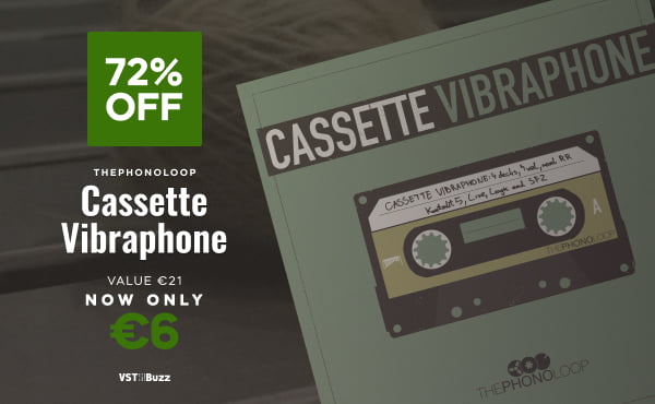 THEPHONOLOOP Cassette Vibraphone for Kontakt on sale for 6 EUR!