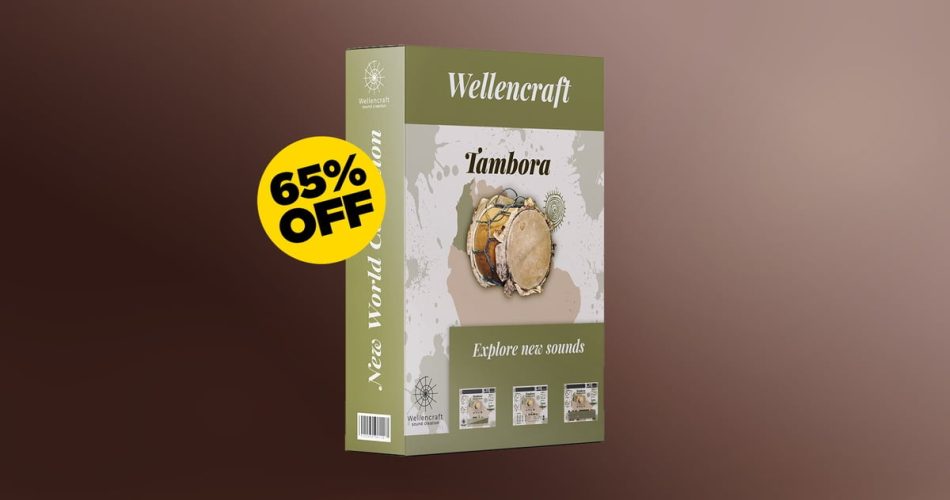 Save 65% on Tambora percussion instrument for Kontakt by Wellencraft