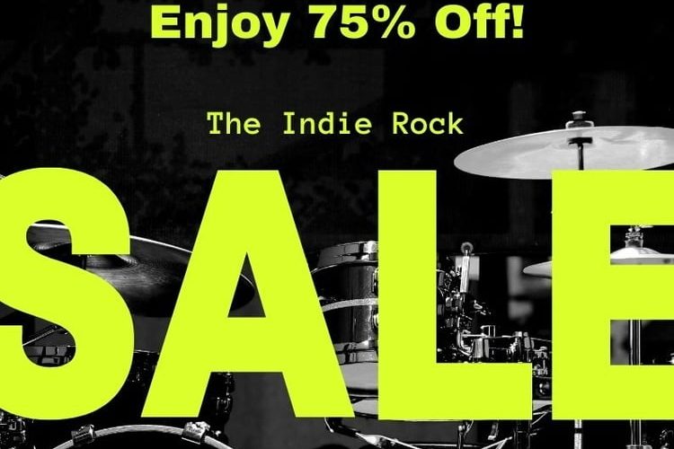 Yurt Rock Real Indie Rock Drums Sale: Save 75% on sample packs