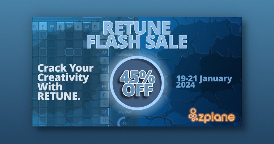 zplane reTune Flash Sale: Save 45% on pitch effect plugin