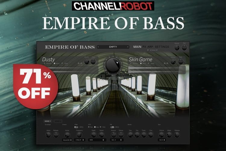 Save 71% on Empire of Bass virtual instrument by Channel Robot
