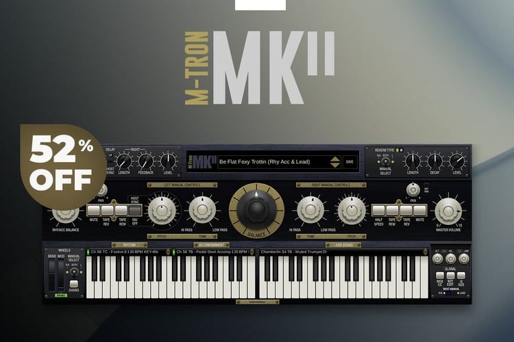 Save 52% on M-Tron MkII virtual instrument by GForce Software