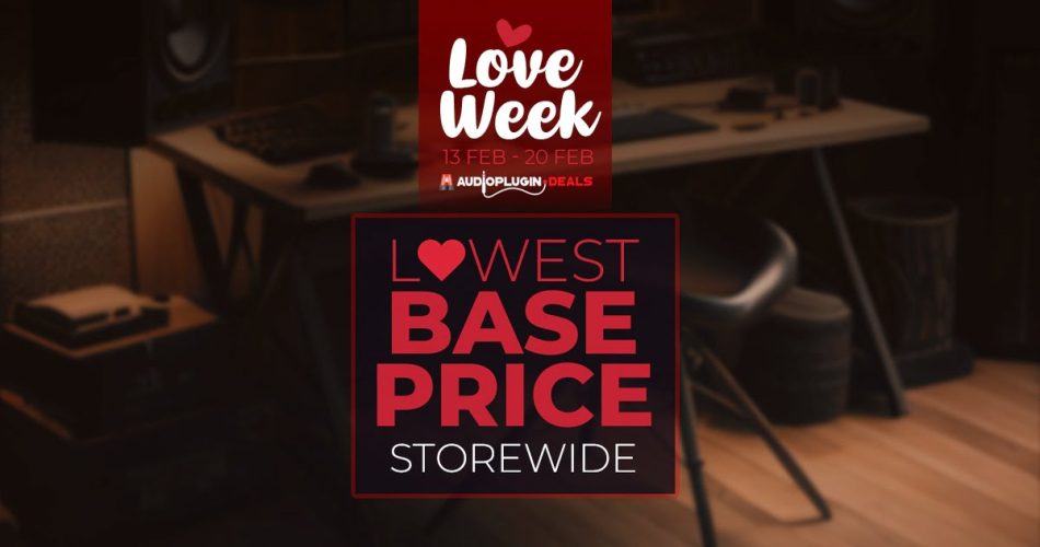 Save on 500+ products during Love Week Sale at Audio Plugin Deals