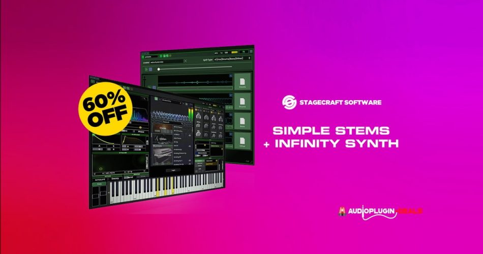 Save 60% on Infinity Synth and Simple Stems by Stagecraft Software