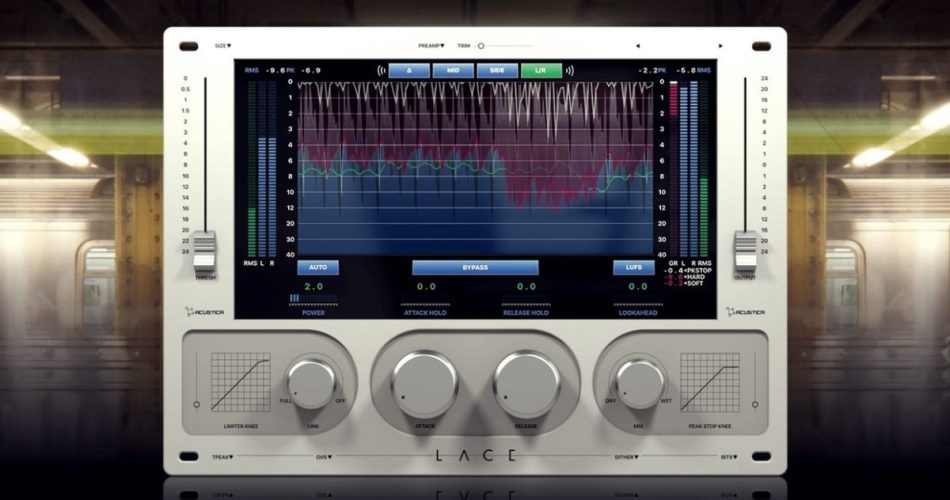 Acustica Audio releases Lace brickwall limiter effect plugin suite
