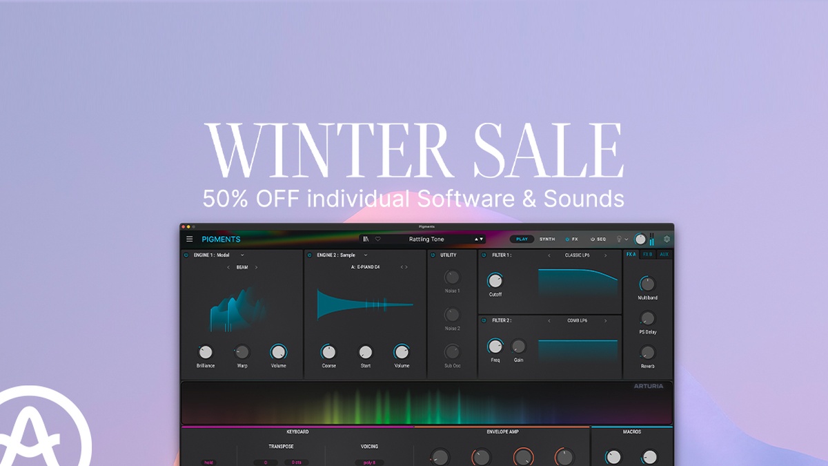 Arturia Winter Sale: Get 50% OFF individual software & sounds